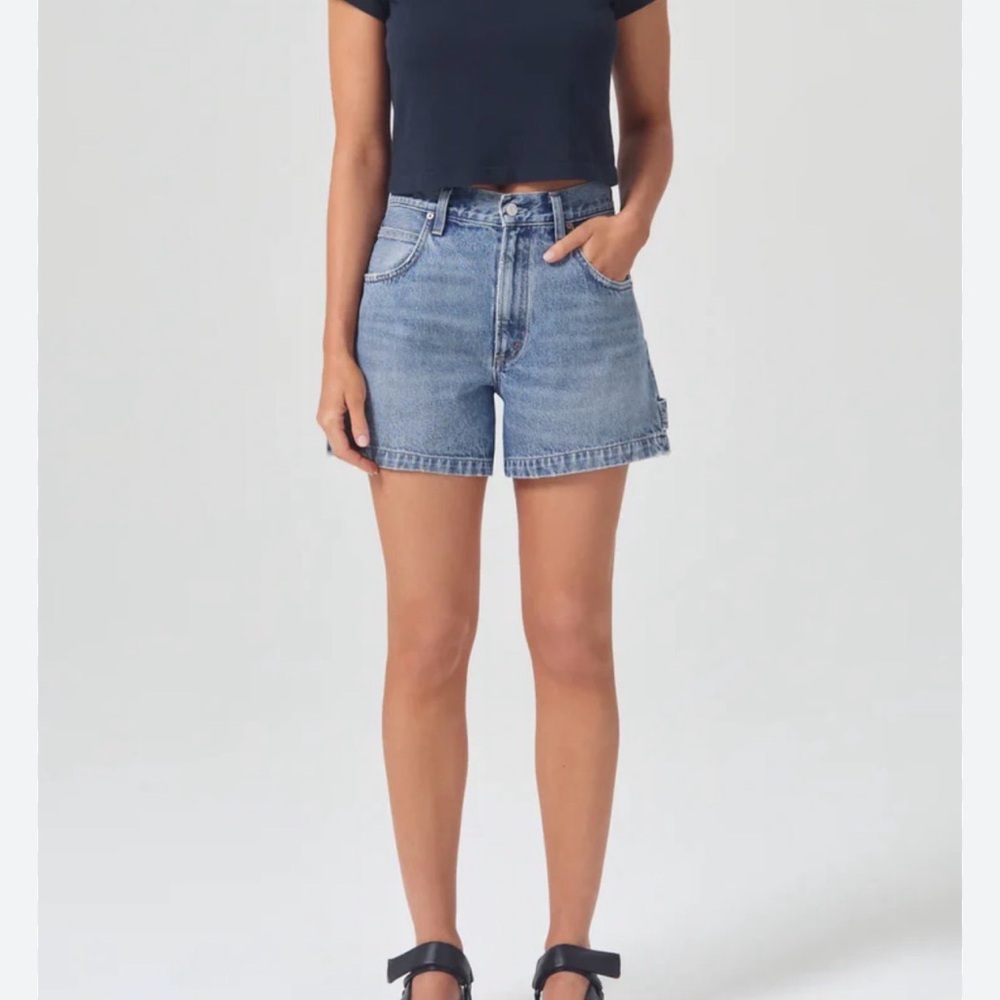AGOLDE womens Magda Denim shorts size 24